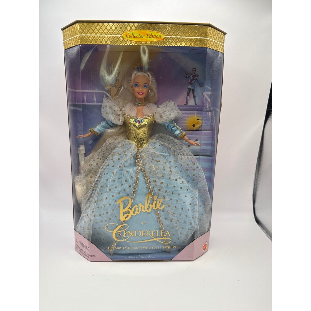 Barbie as Cinderella Doll 1996 Collector Edition 16900 Mattel New In Box